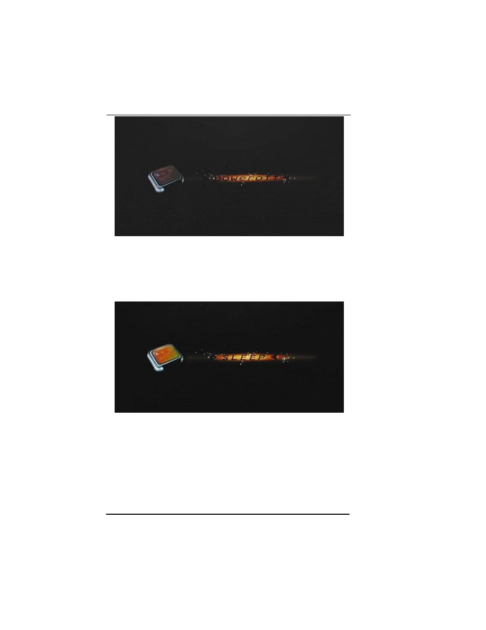Av8or ace sleep mode, Turn sleep mode on and off, Av8or ace sleep mode -10 | Turn sleep mode on and off -10, Figure 1-6: av8or ace power off -10, Figure 1-7: av8or ace sleep mode -10 | BendixKing AV8OR Ace - Users Guide User Manual | Page 38 / 419