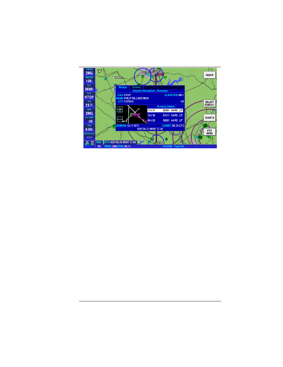 Select runway soft key, Select runway soft key -43 | BendixKing AV8OR Ace - Users Guide User Manual | Page 87 / 419