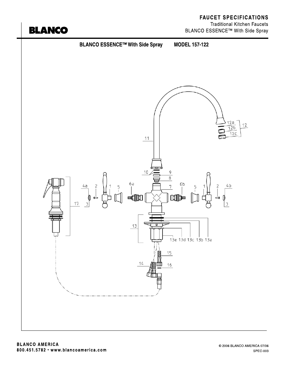 Blanco | Blanco 157-122 User Manual | Page 2 / 2
