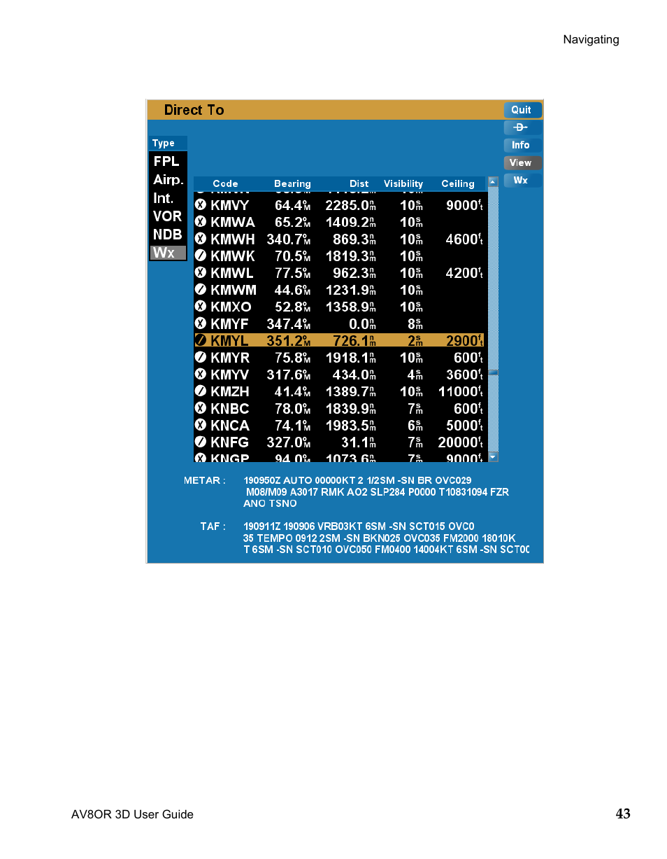 Draft | BendixKing AV8OR 3D User Manual | Page 54 / 78
