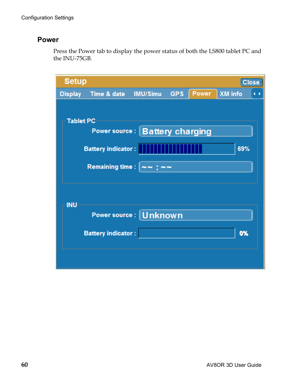 Power, Draft | BendixKing AV8OR 3D User Manual | Page 71 / 78