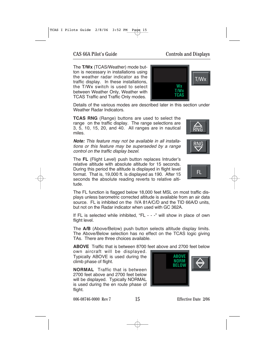 BendixKing CAS 66A User Manual | Page 19 / 57