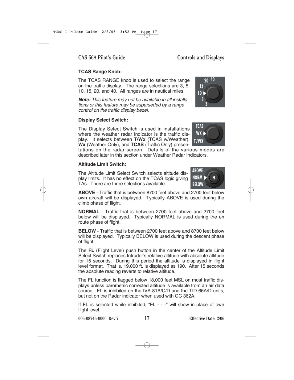 BendixKing CAS 66A User Manual | Page 21 / 57
