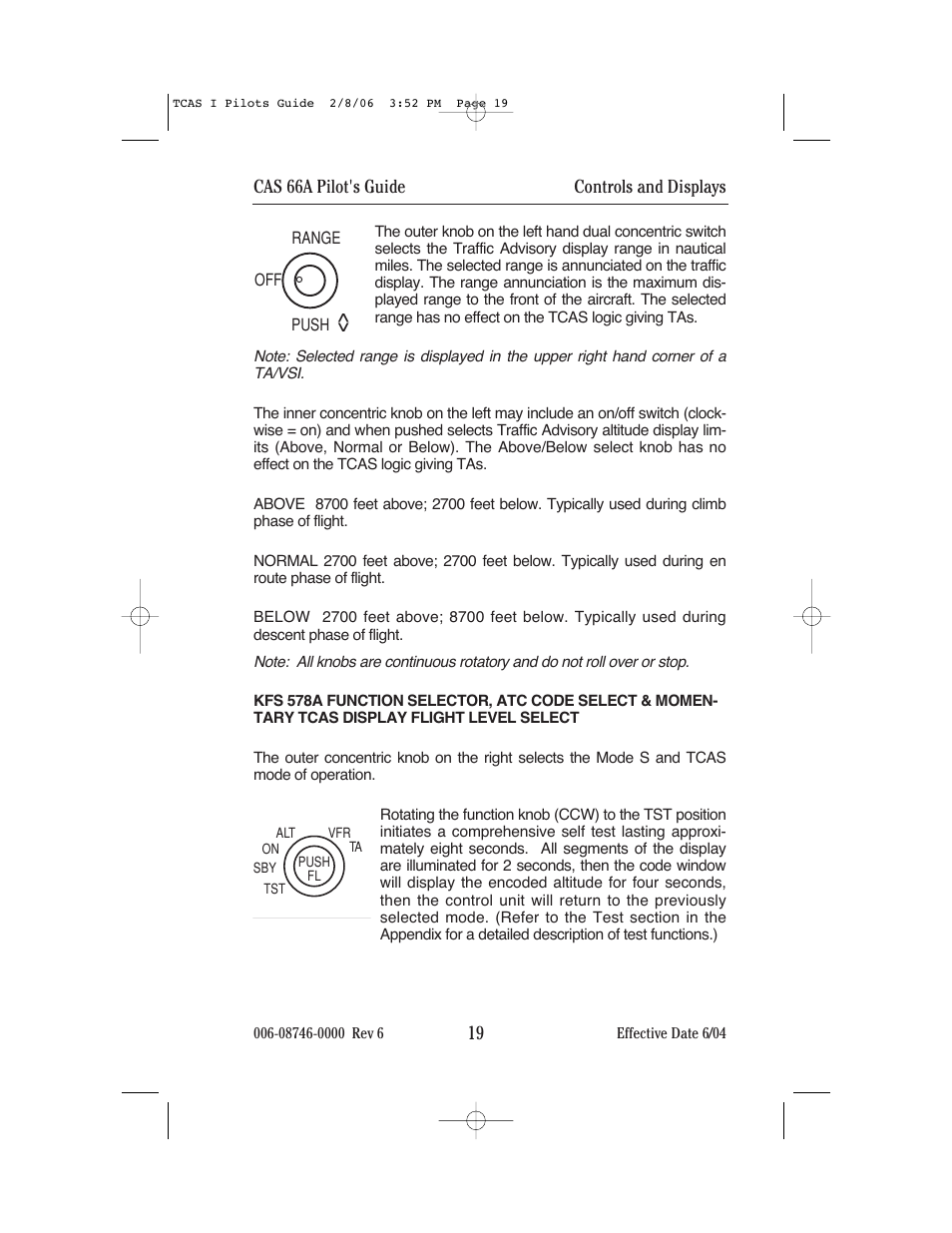 BendixKing CAS 66A User Manual | Page 23 / 57