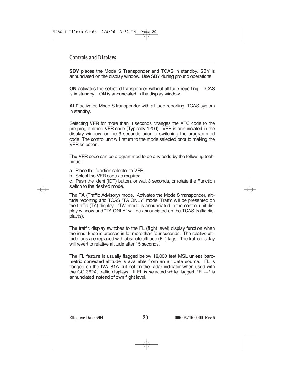 BendixKing CAS 66A User Manual | Page 24 / 57