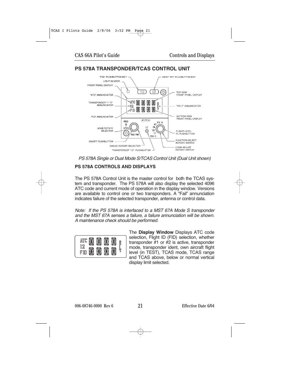 BendixKing CAS 66A User Manual | Page 25 / 57