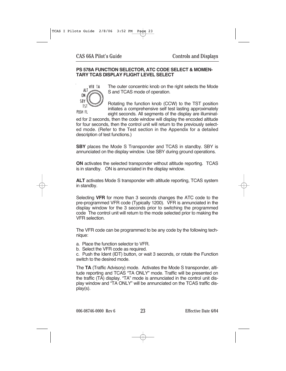 BendixKing CAS 66A User Manual | Page 27 / 57