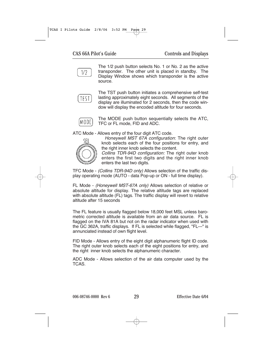 BendixKing CAS 66A User Manual | Page 33 / 57