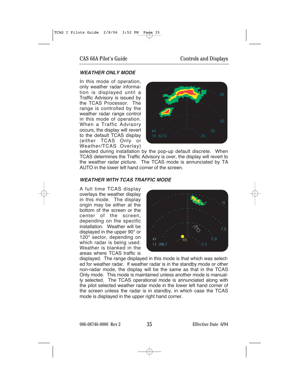 Controls and displays cas 66a pilot's guide | BendixKing CAS 66A User Manual | Page 39 / 57