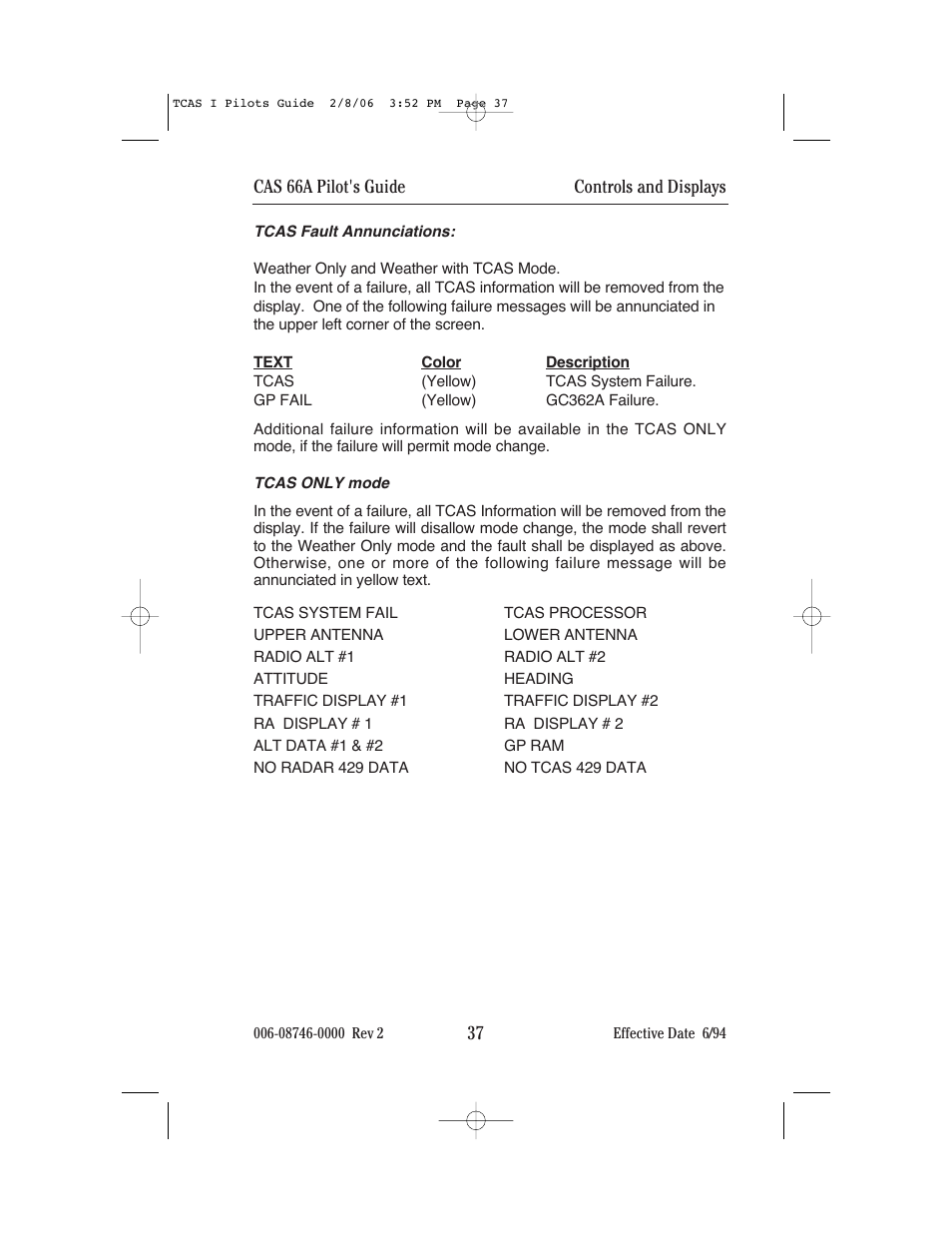 BendixKing CAS 66A User Manual | Page 41 / 57