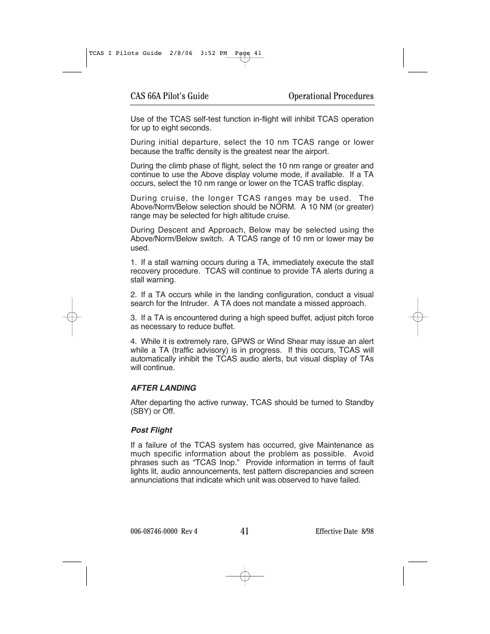 BendixKing CAS 66A User Manual | Page 45 / 57