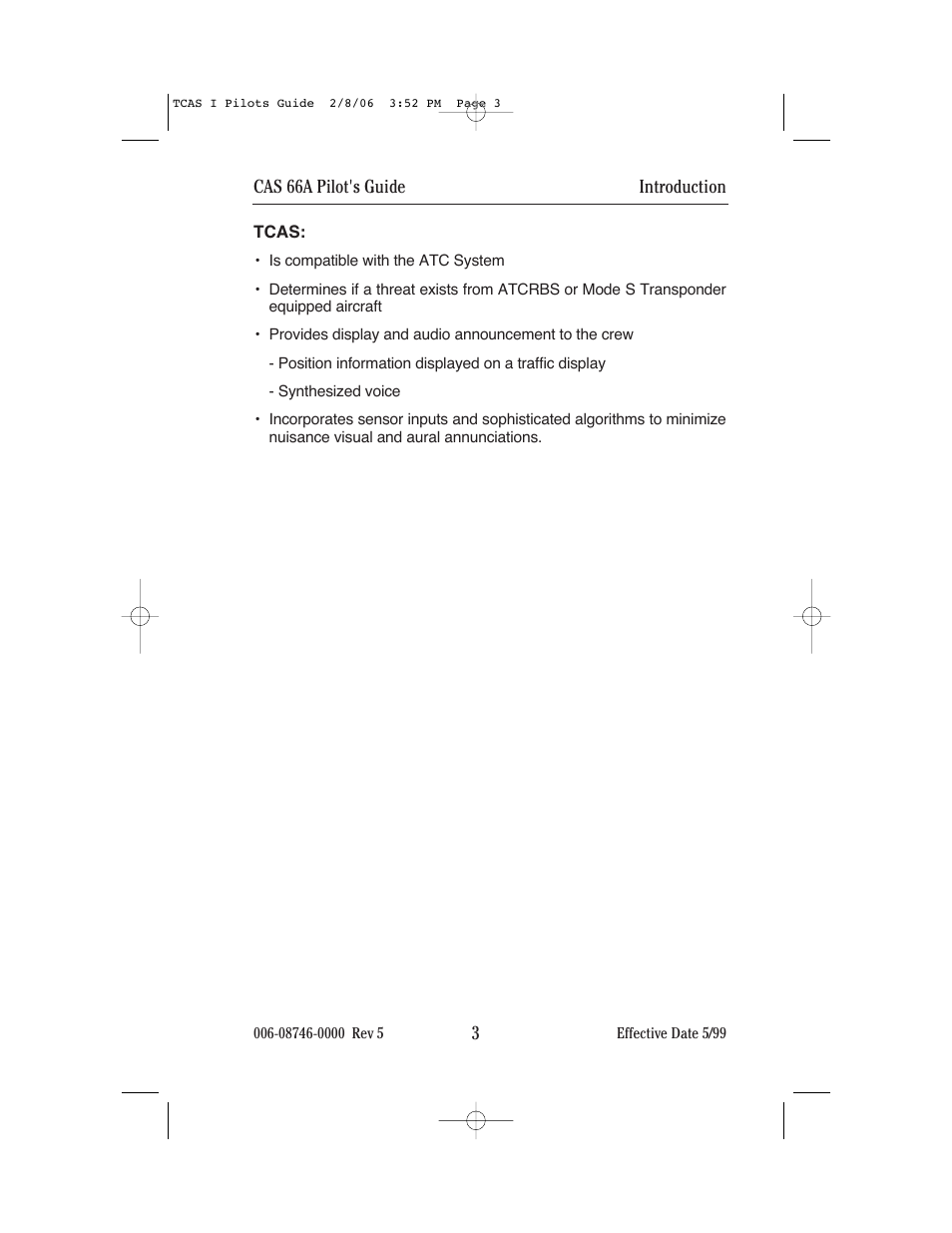 BendixKing CAS 66A User Manual | Page 7 / 57