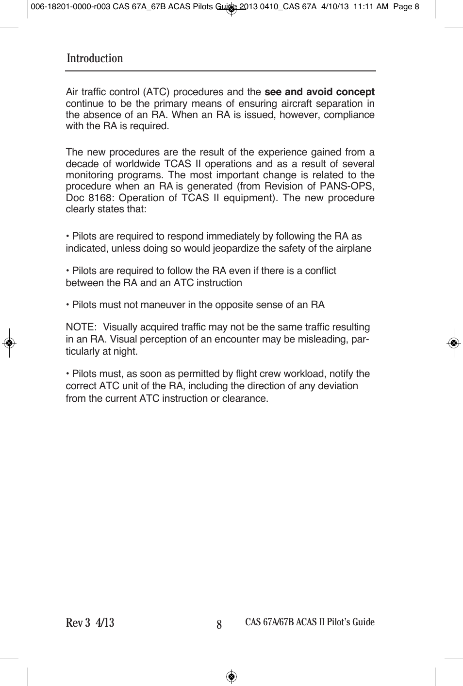 BendixKing CAS 67A ACAS II User Manual | Page 14 / 111