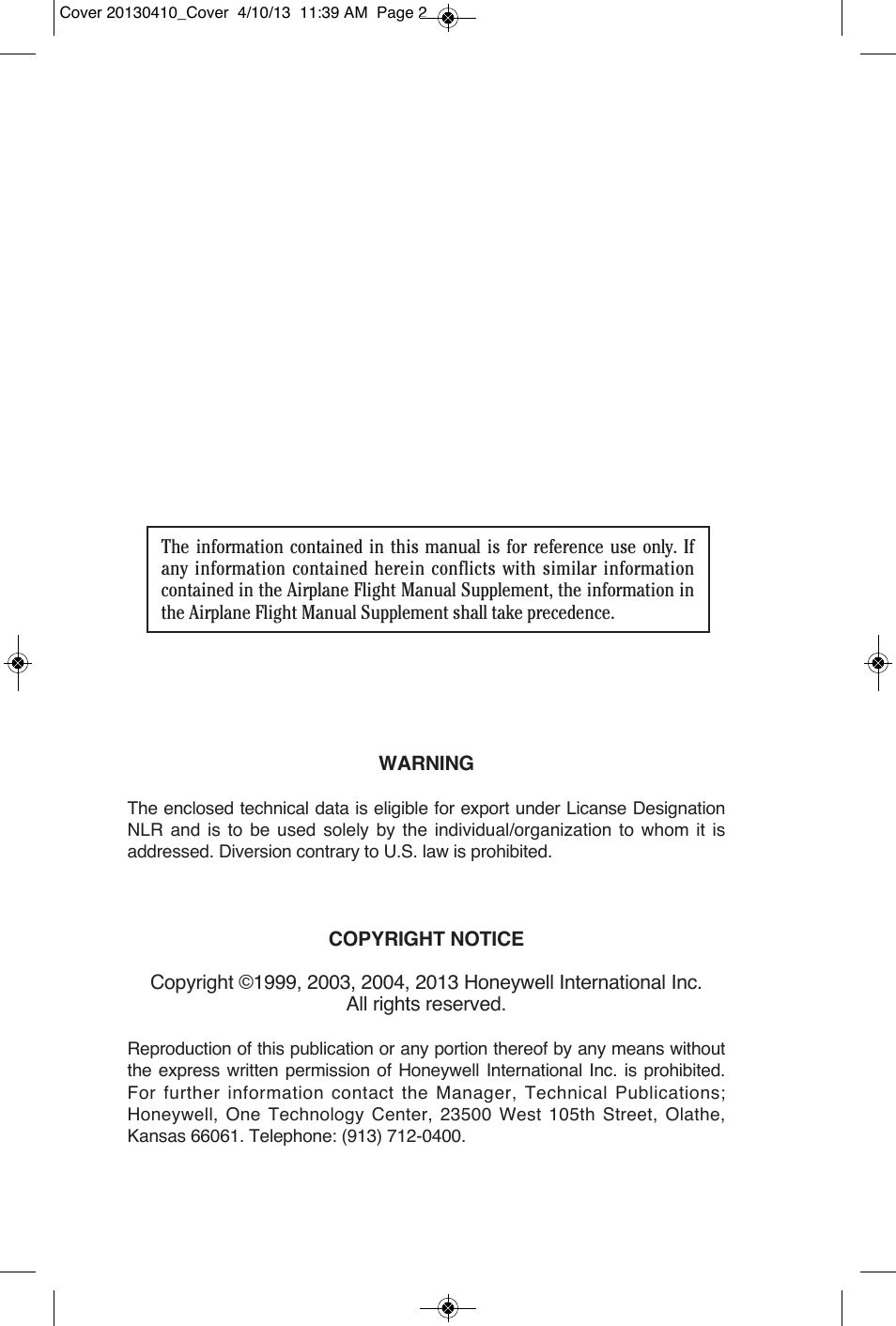 BendixKing CAS 67A ACAS II User Manual | Page 2 / 111