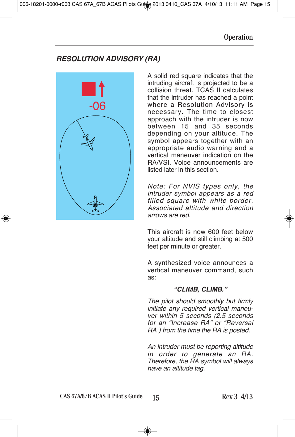 BendixKing CAS 67A ACAS II User Manual | Page 21 / 111