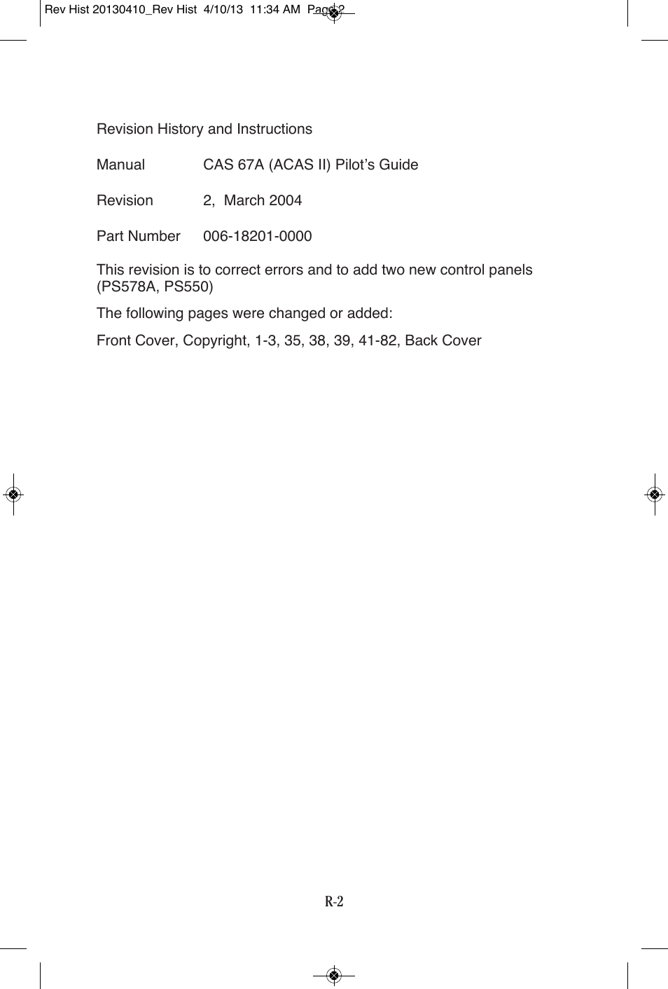 BendixKing CAS 67A ACAS II User Manual | Page 4 / 111