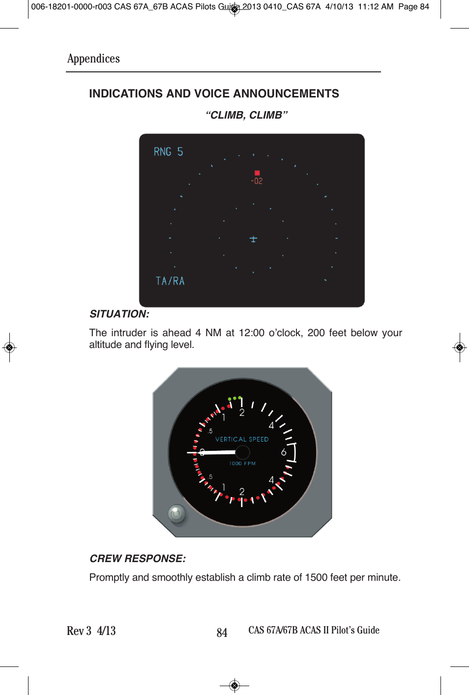 BendixKing CAS 67A ACAS II User Manual | Page 90 / 111
