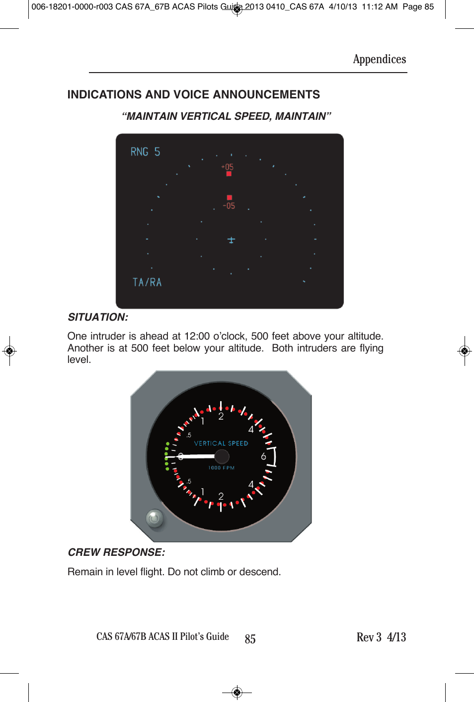 BendixKing CAS 67A ACAS II User Manual | Page 91 / 111