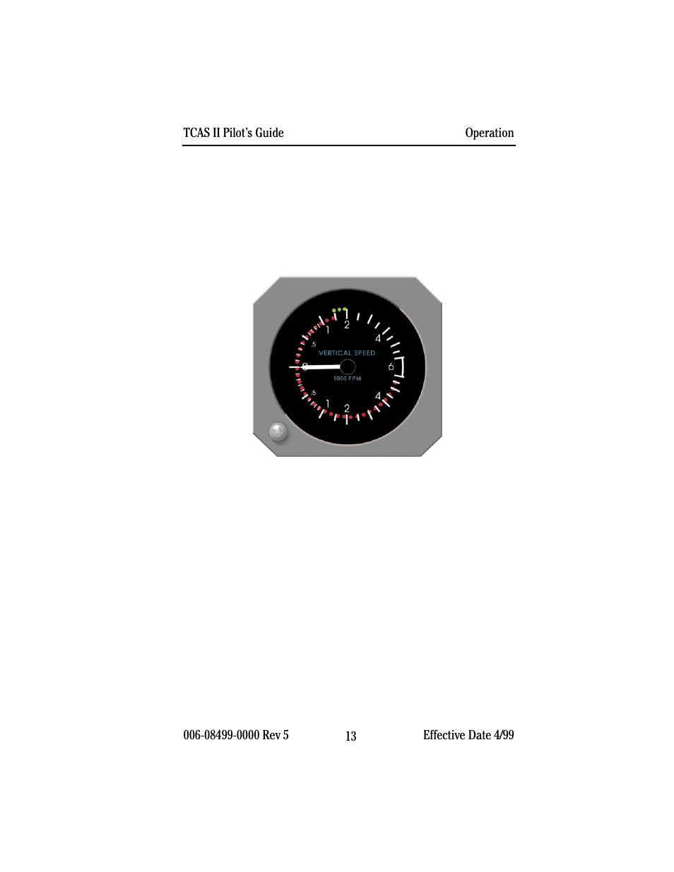 The ra/vsi instrument | BendixKing CAS 67A TCAS II User Manual | Page 15 / 86