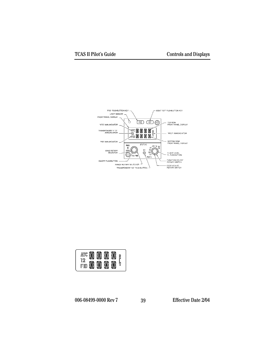 Ps 578a transponder/tcas control unit, Ps 578a controls and displays | BendixKing CAS 67A TCAS II User Manual | Page 41 / 86