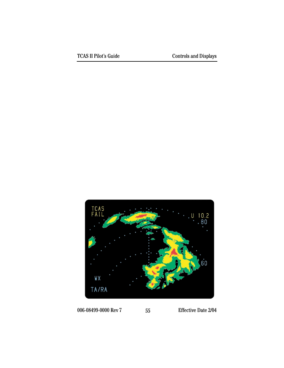 Weather modes message format, Tcas mode annunciations, Tcas fault annunciations | BendixKing CAS 67A TCAS II User Manual | Page 57 / 86
