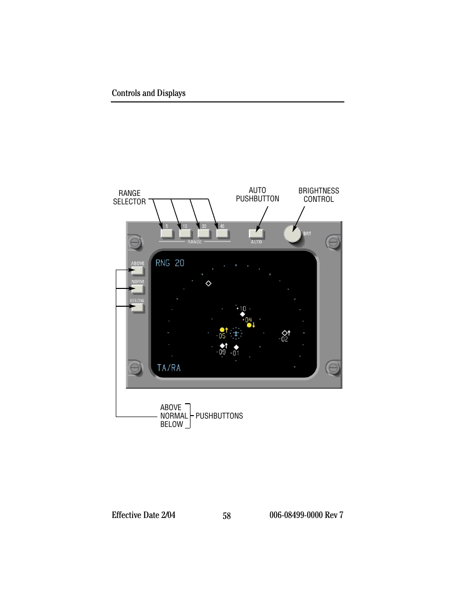 Ita 81a dedicated tcas traffic display | BendixKing CAS 67A TCAS II User Manual | Page 60 / 86