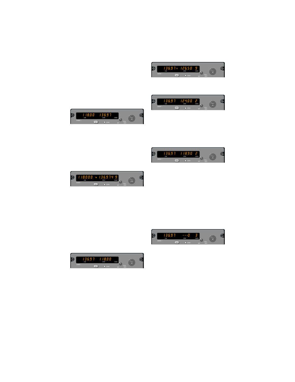 Frequency mode, Program mode, Program-secure mode | BendixKing CNI 5000 User Manual | Page 6 / 17