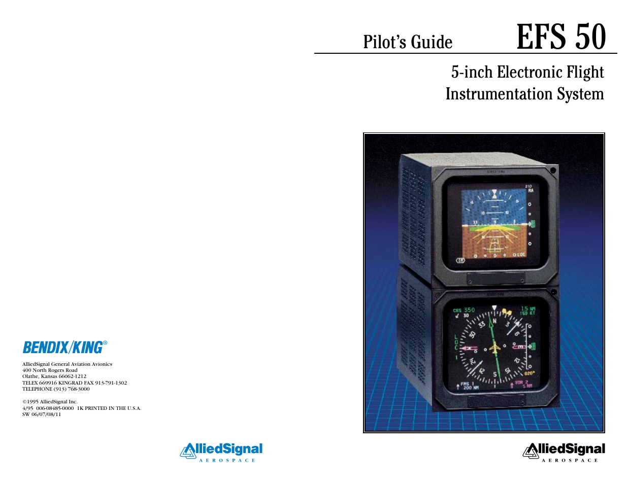 BendixKing SG 465 System EFS 50 User Manual | 177 pages