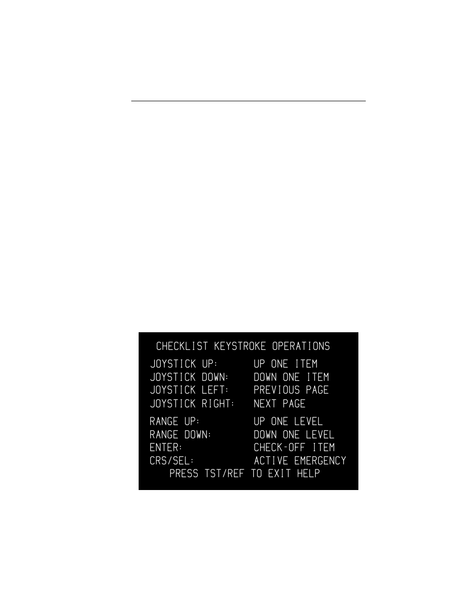 Rmi 1, Rmi 2, Crs (not)sel | Tst ref, Crs knob | BendixKing SG 465 System EFS 50 User Manual | Page 138 / 177