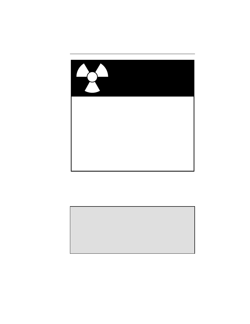 Warning, Radiation | BendixKing SG 465 System EFS 50 User Manual | Page 48 / 177