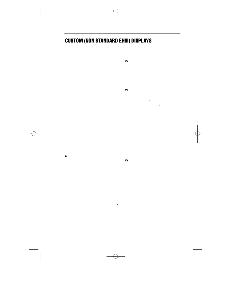 Custom (non standard ehsi) display s | BendixKing SG 465 System EFS 40/50 User Manual | Page 118 / 232