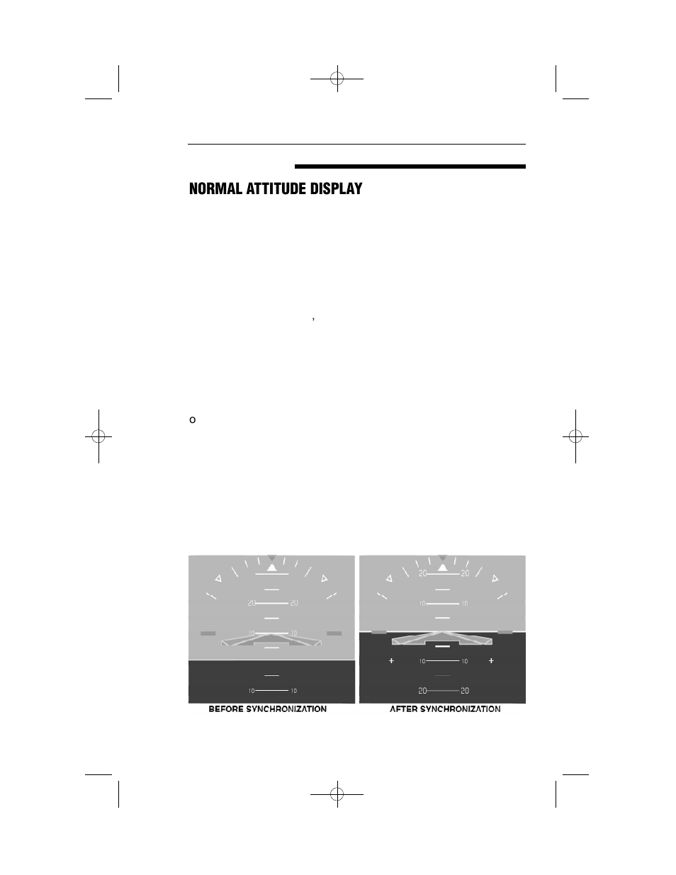 Section 4.2, Normal attitude display | BendixKing SG 465 System EFS 40/50 User Manual | Page 136 / 232