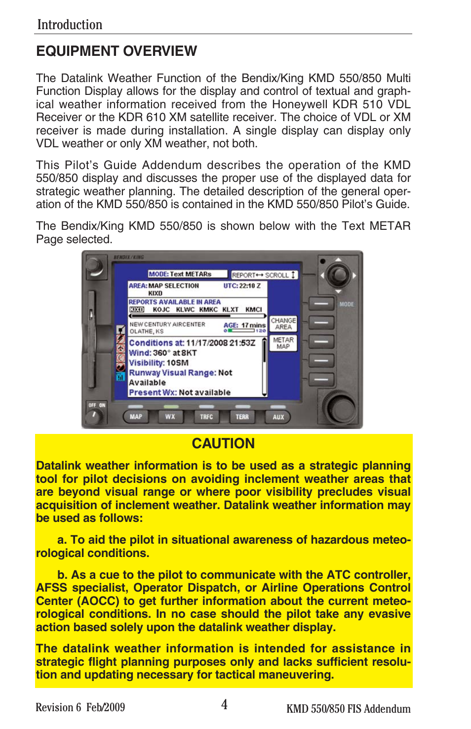 BendixKing KMD 540 - Addendum System KMD 850 User Manual | Page 17 / 136