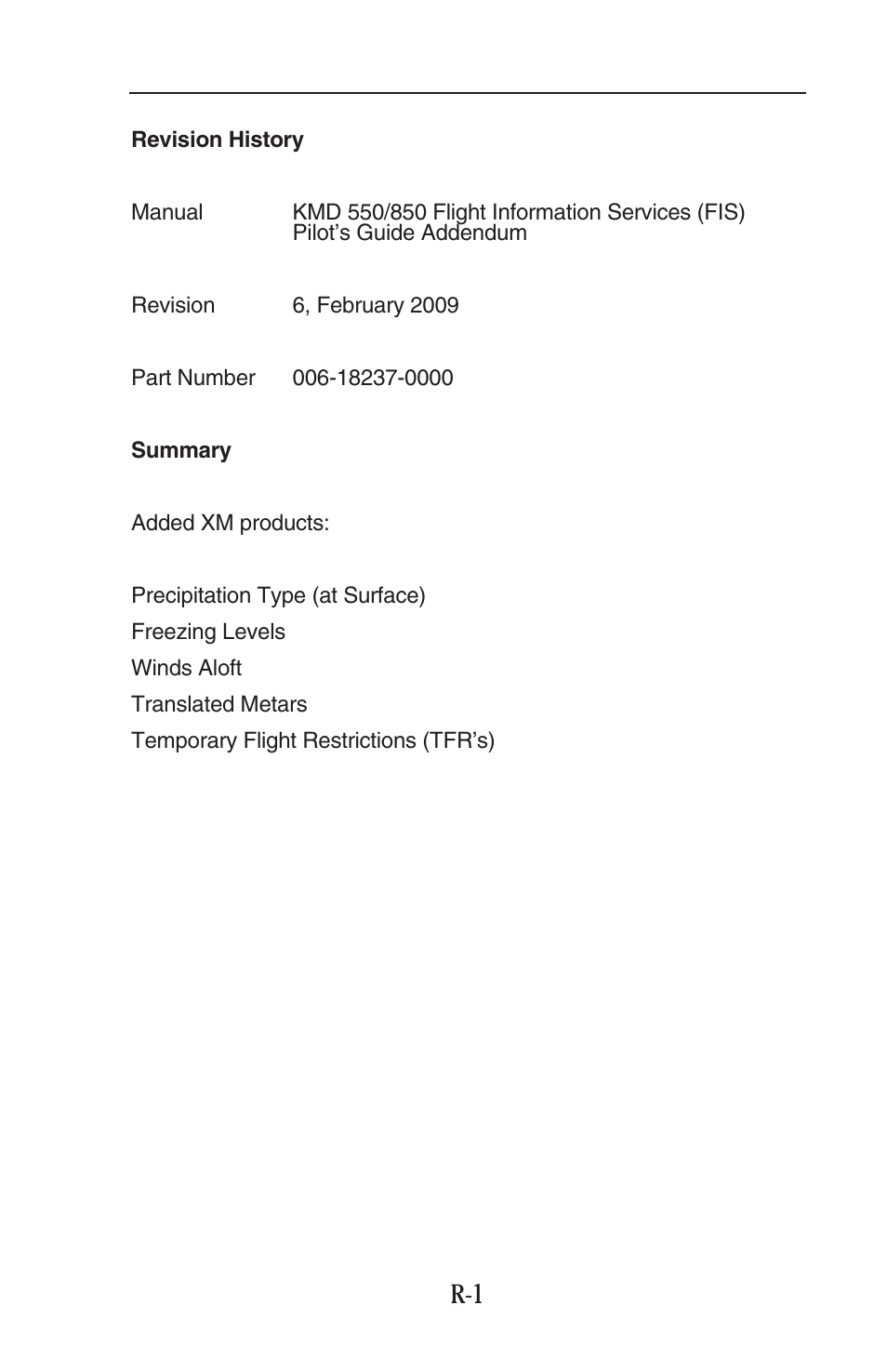 BendixKing KMD 540 - Addendum System KMD 850 User Manual | Page 3 / 136