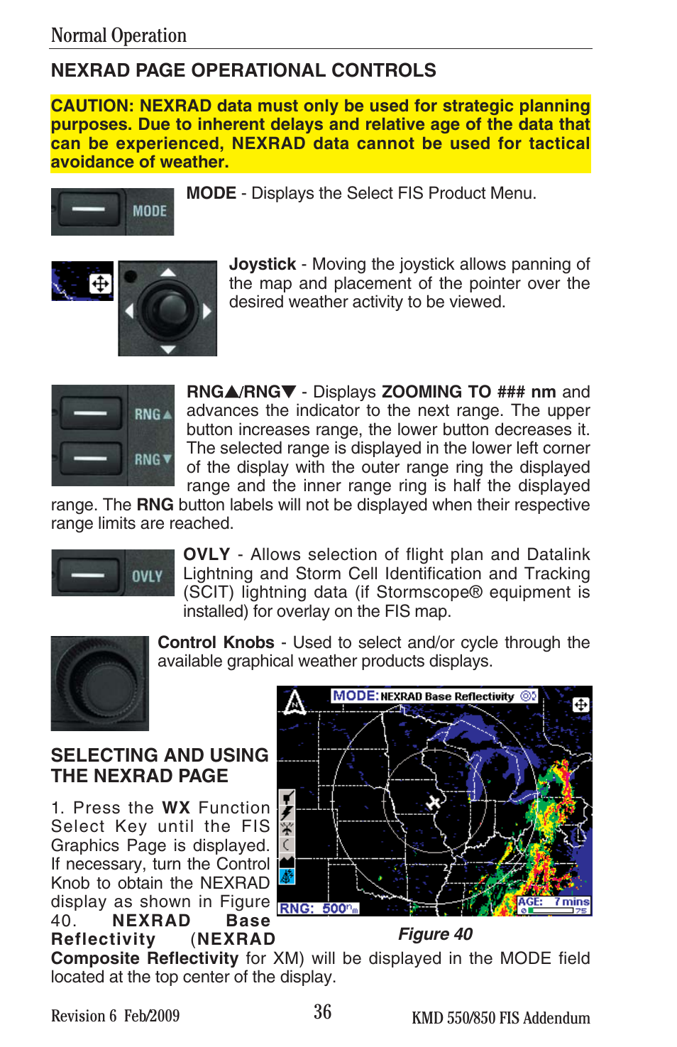 Normal operation | BendixKing KMD 540 - Addendum System KMD 850 User Manual | Page 49 / 136