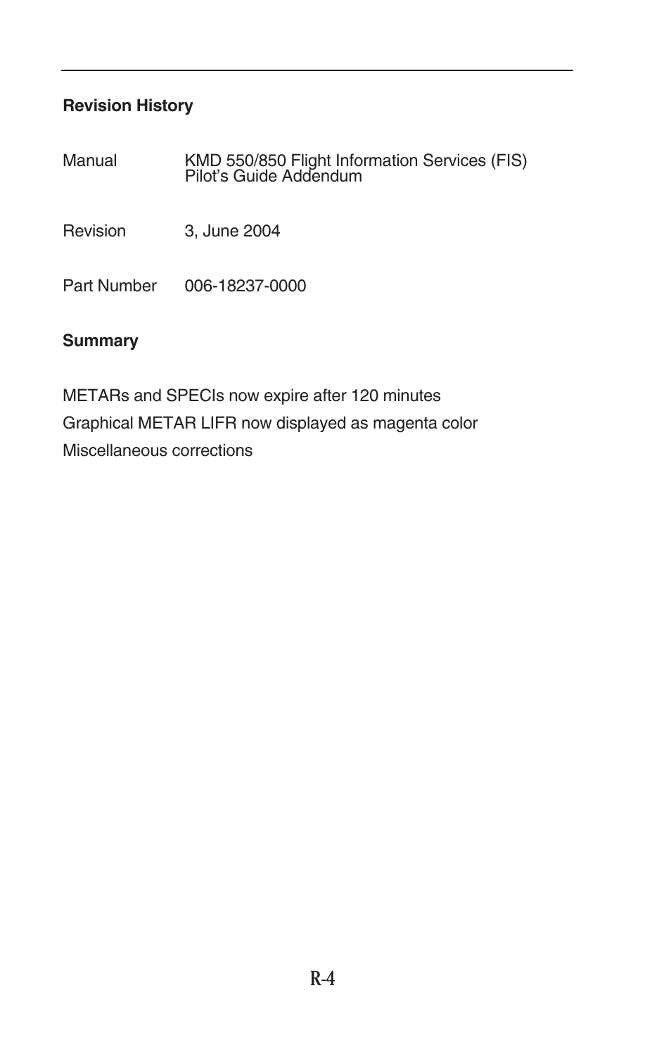 BendixKing KMD 540 - Addendum System KMD 850 User Manual | Page 6 / 136