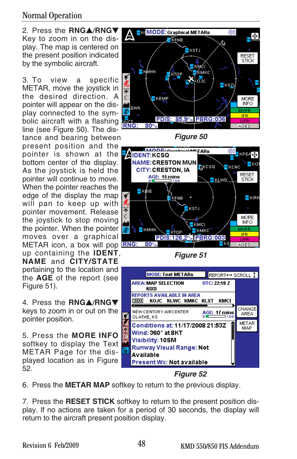 Normal operation | BendixKing KMD 540 - Addendum System KMD 850 User Manual | Page 61 / 136