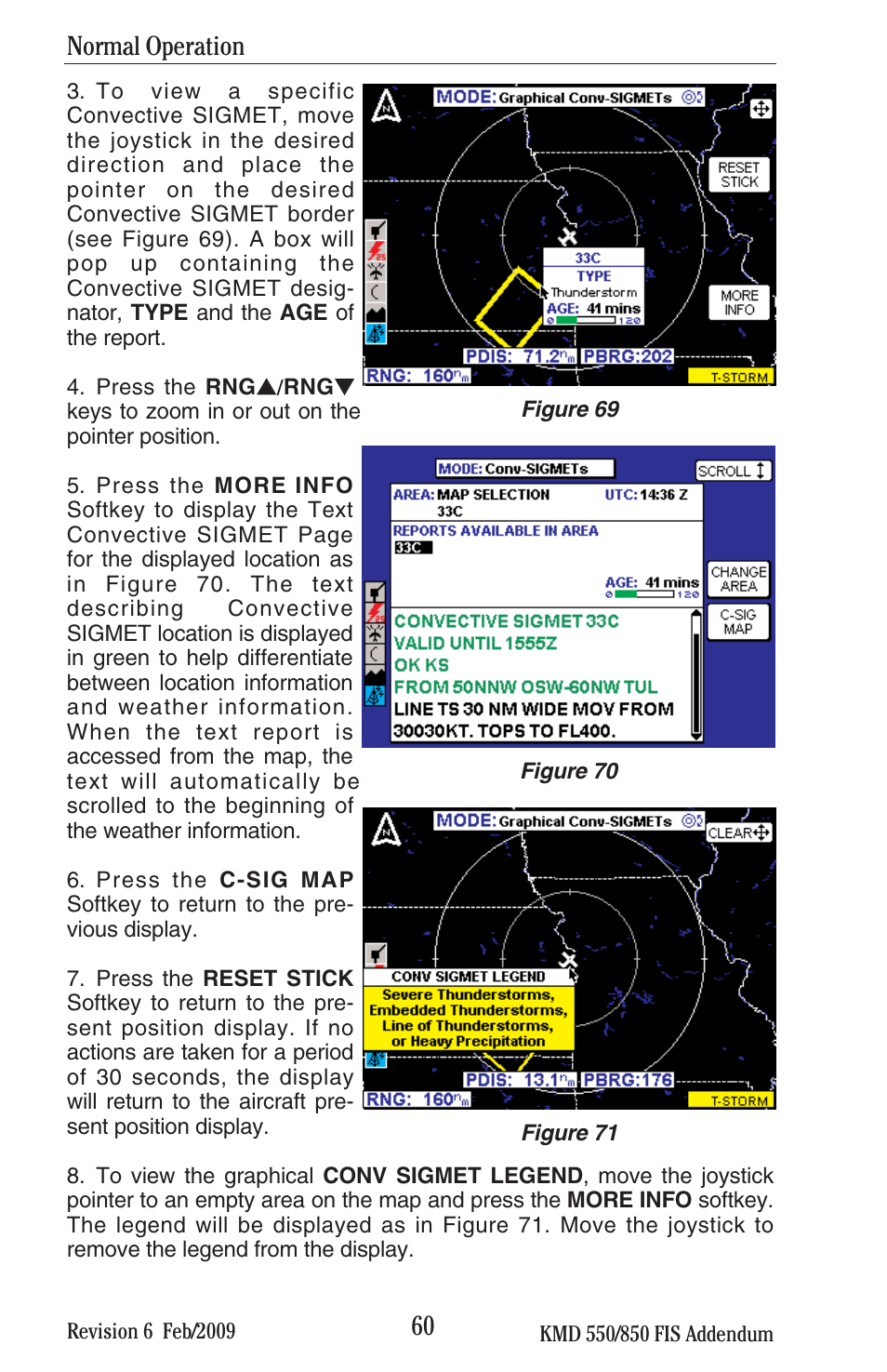 Normal operation | BendixKing KMD 540 - Addendum System KMD 850 User Manual | Page 73 / 136