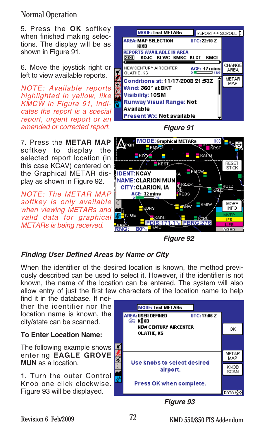 Normal operation | BendixKing KMD 540 - Addendum System KMD 850 User Manual | Page 85 / 136