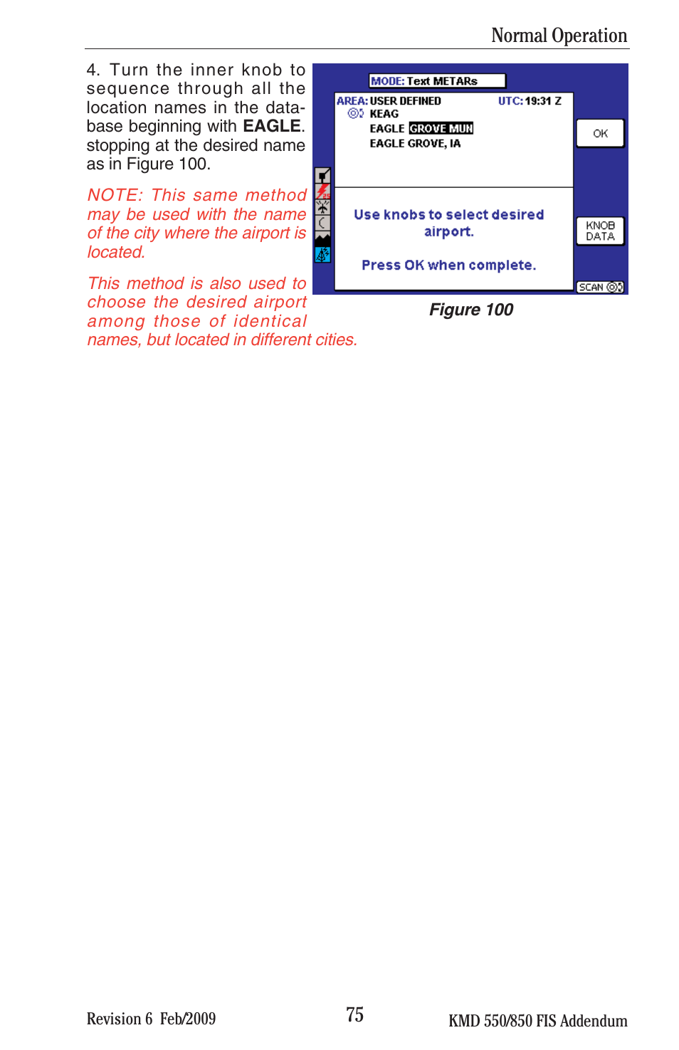 BendixKing KMD 540 - Addendum System KMD 850 User Manual | Page 88 / 136