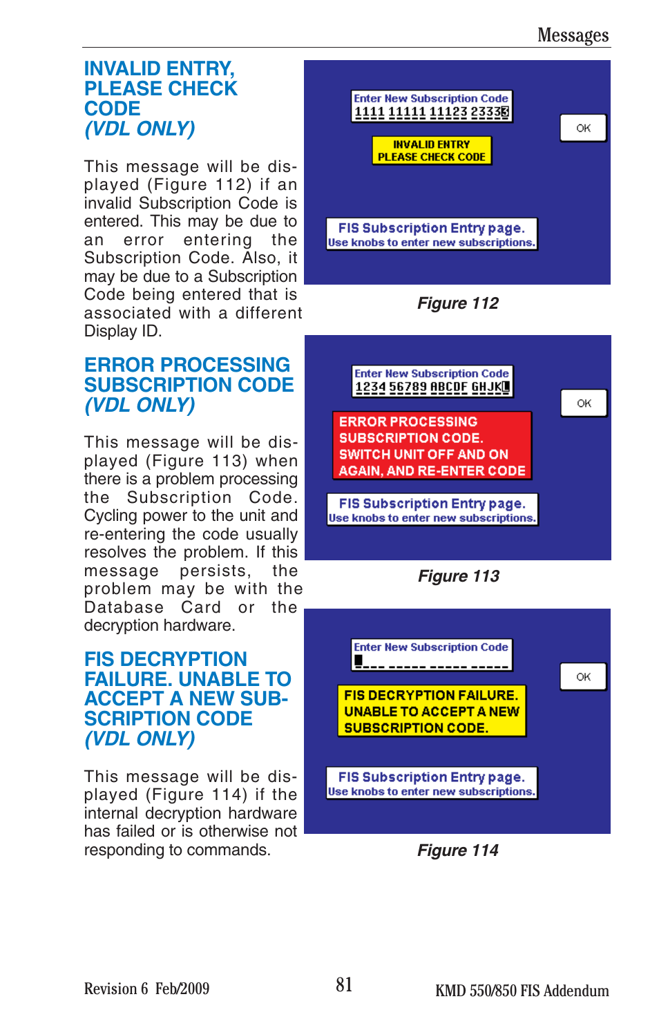 BendixKing KMD 540 - Addendum System KMD 850 User Manual | Page 94 / 136