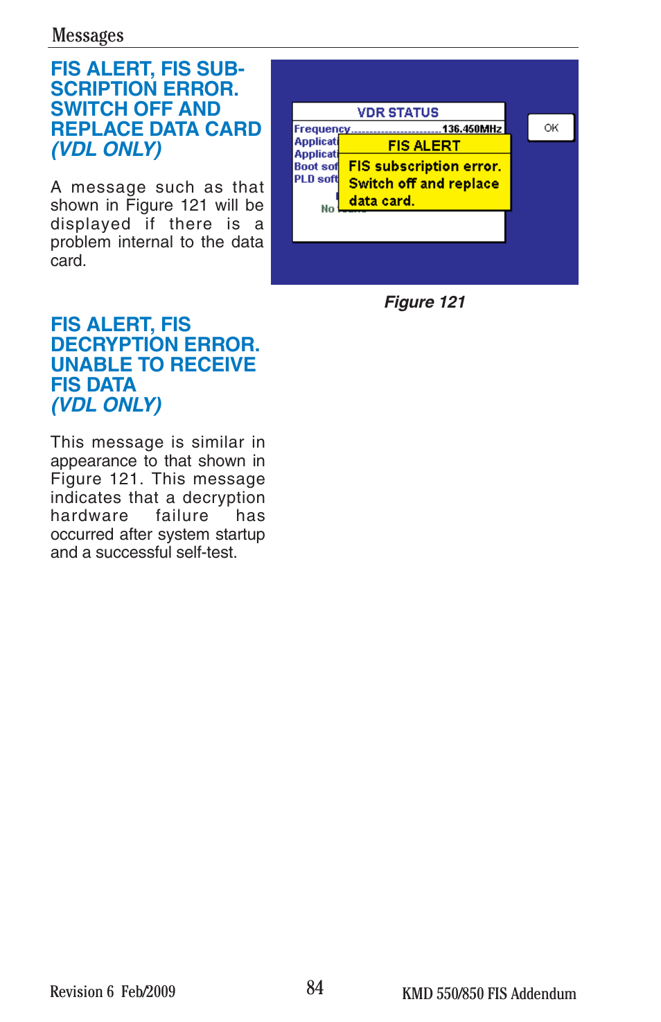 BendixKing KMD 540 - Addendum System KMD 850 User Manual | Page 97 / 136