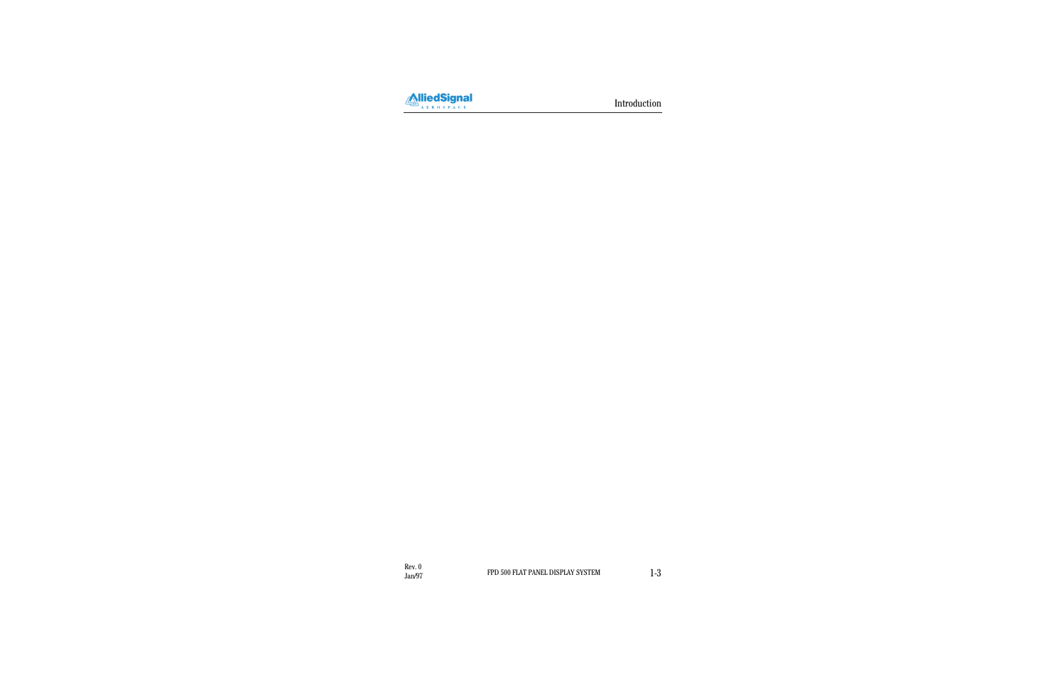 BendixKing FPI 3501B System FPD 500 User Manual | Page 7 / 65