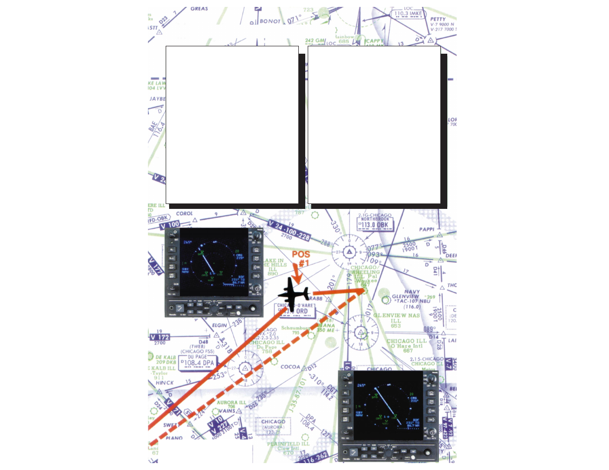 Radar graphics on a sample flight | BendixKing GC 360A User Manual | Page 15 / 26