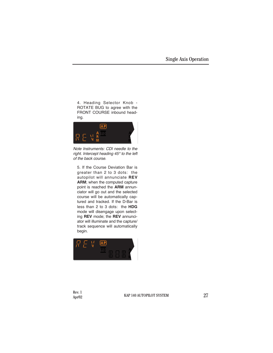 BendixKing KAP 140 User Manual | Page 35 / 102