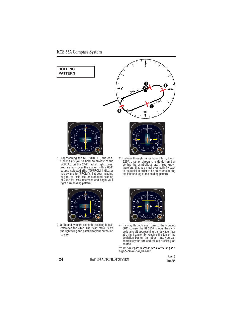 Holdingpattern, Holding pattern | BendixKing KAP 140 User Manual | Page 97 / 102
