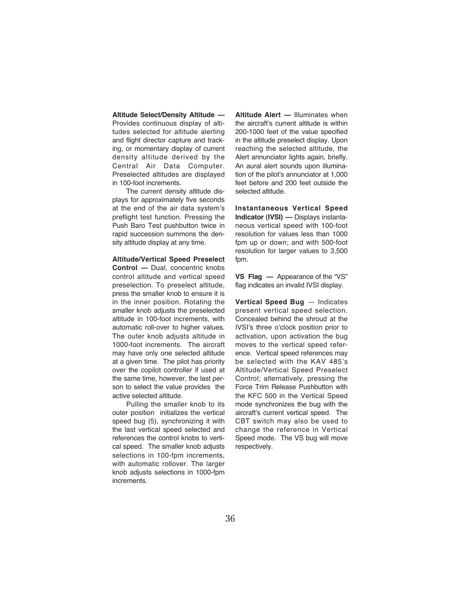 BendixKing KFC 500 User Manual | Page 37 / 67