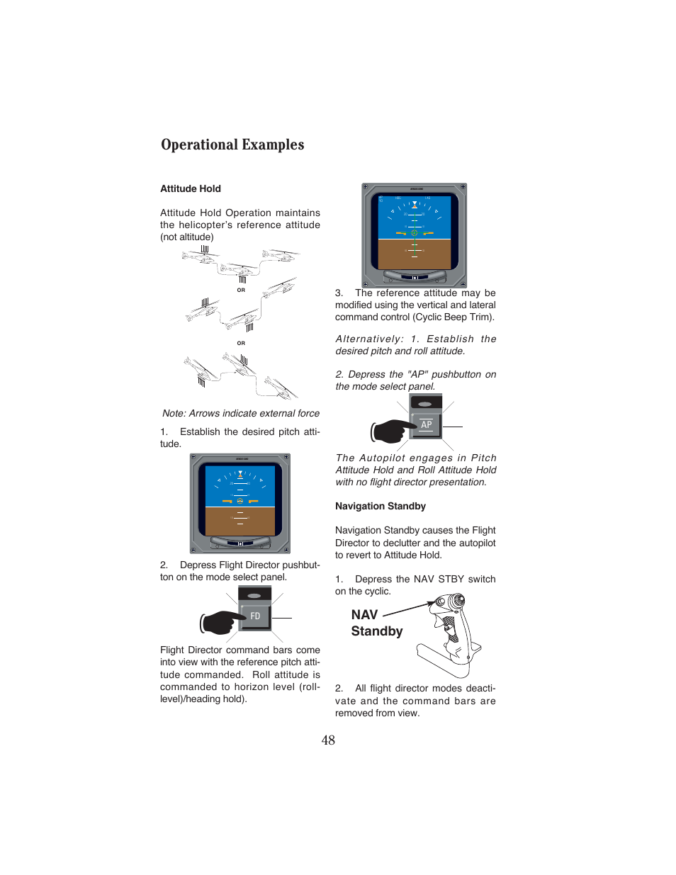 Operational examples, Nav standby | BendixKing KFC 500 User Manual | Page 49 / 67