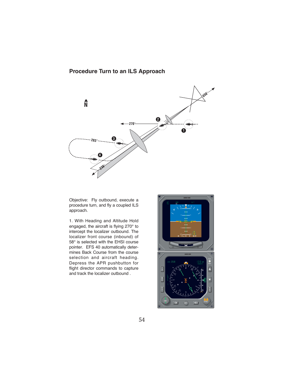 Procedure turn to an ils approach | BendixKing KFC 500 User Manual | Page 56 / 67