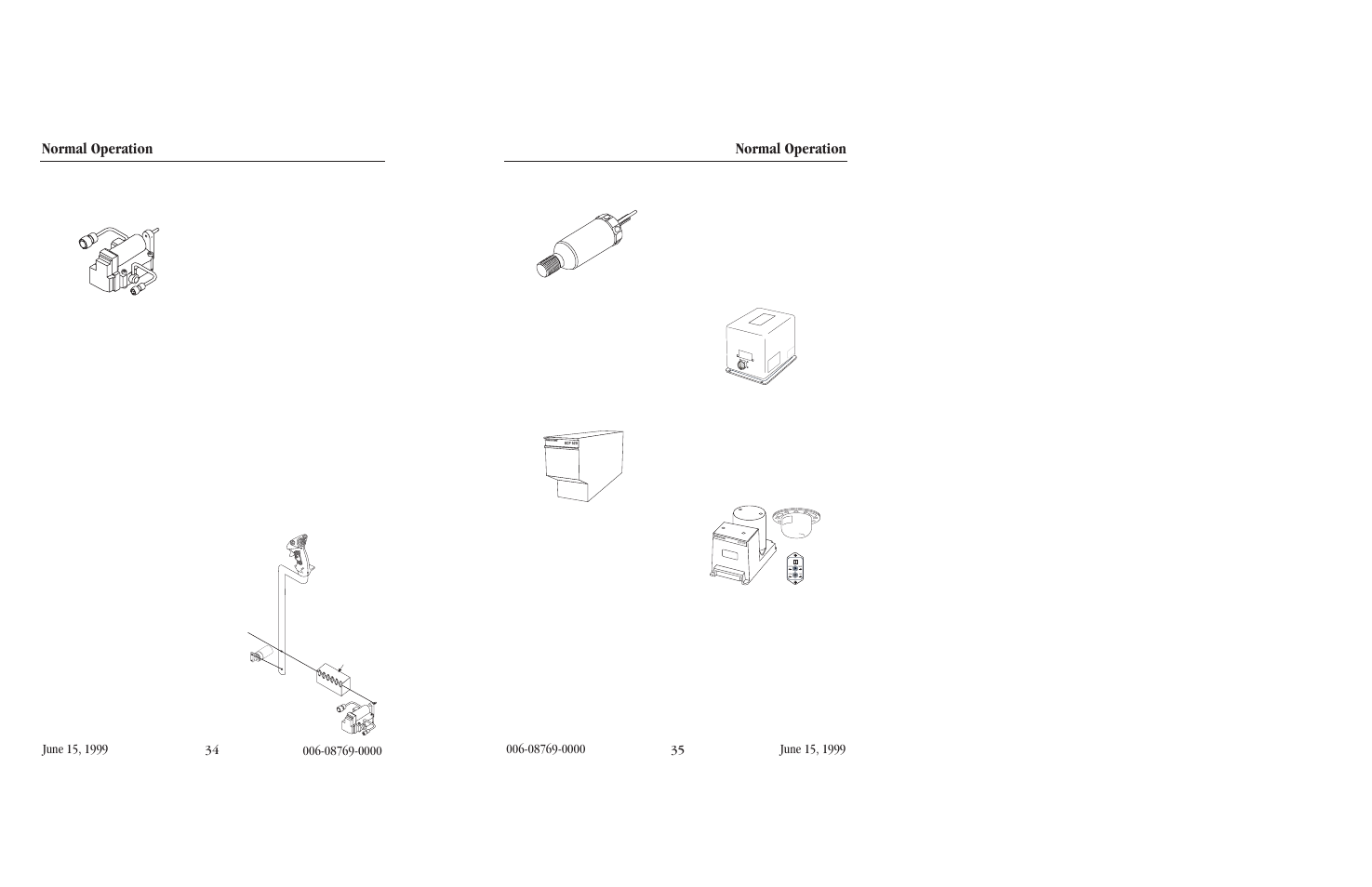 Normal operation, Afcs sensors, Flight control system components | Ksa 572 trim actuator, Kcp 520 flight computer, Kvg 350 attitude gyro, Kcs 305 slaved compass system, Scas, autopilot, and flight director) | BendixKing KFC 500 User Manual | Page 22 / 44